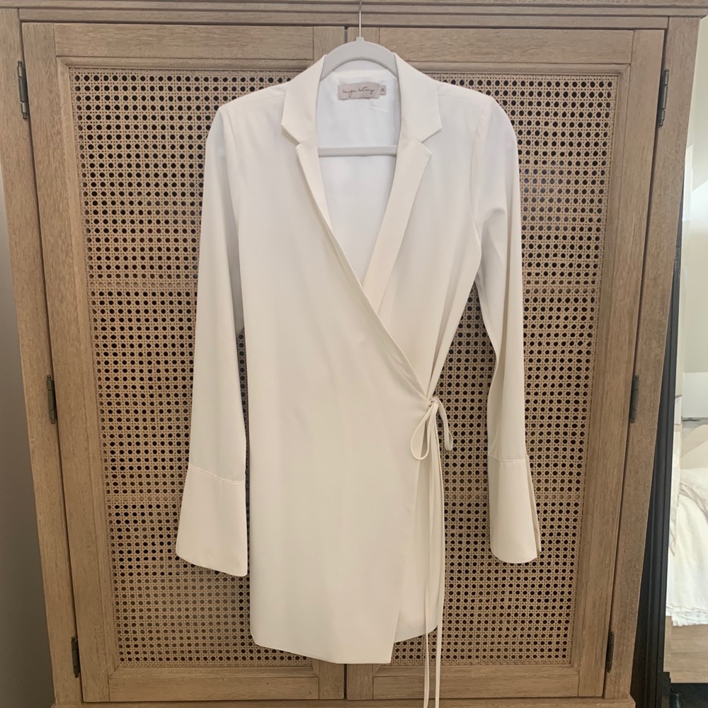 IVORY BLAZER DRESS